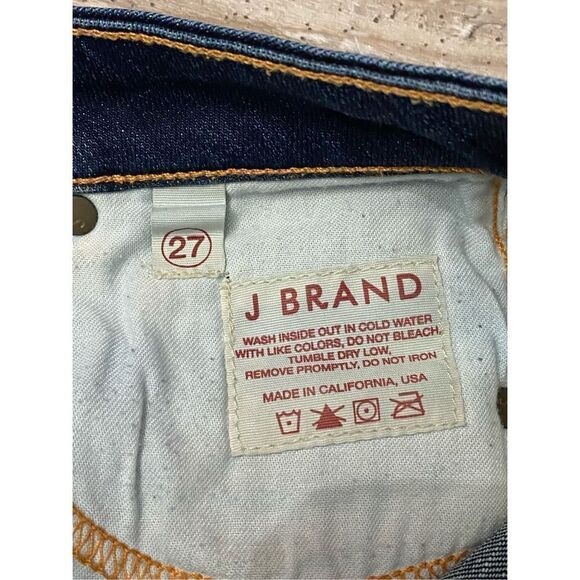 J Brand Scarlett Cigarette Jeans Dark Wash Women’s Size 27 Waist - Picture 3 of 7